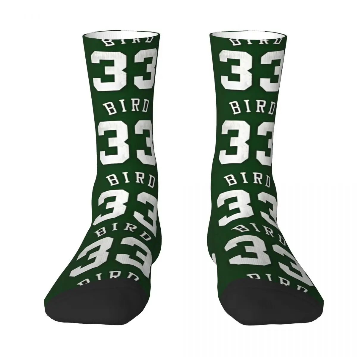 Winter Warm Colorful Unisex Larry Legend Lucky Number 33 Socks Bird Boston Celtics Massachusetts Sweat Absorbing Crew Socks