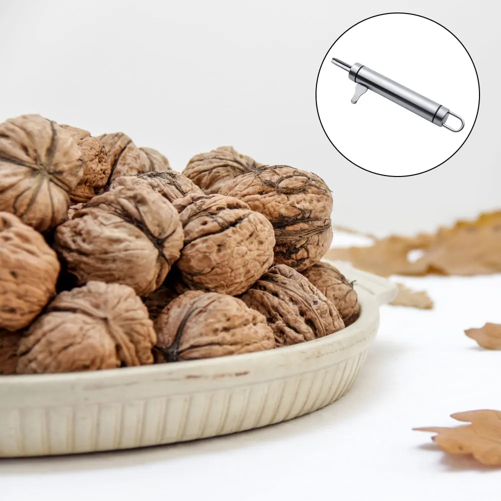 

1pc Stainless Steel Opener Kitchen Tool Walnut Clip Pecan Cracker Sheller Gadget Portable Veggie Fruit Tool
