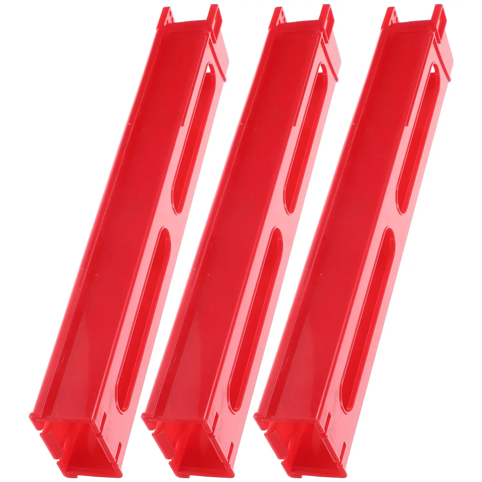 

3Pcs Domino Train Clip Set Smooth Long-Lasting Slot Holder for Dominoes Parent-Child Interaction Easy Grip Toddler Building