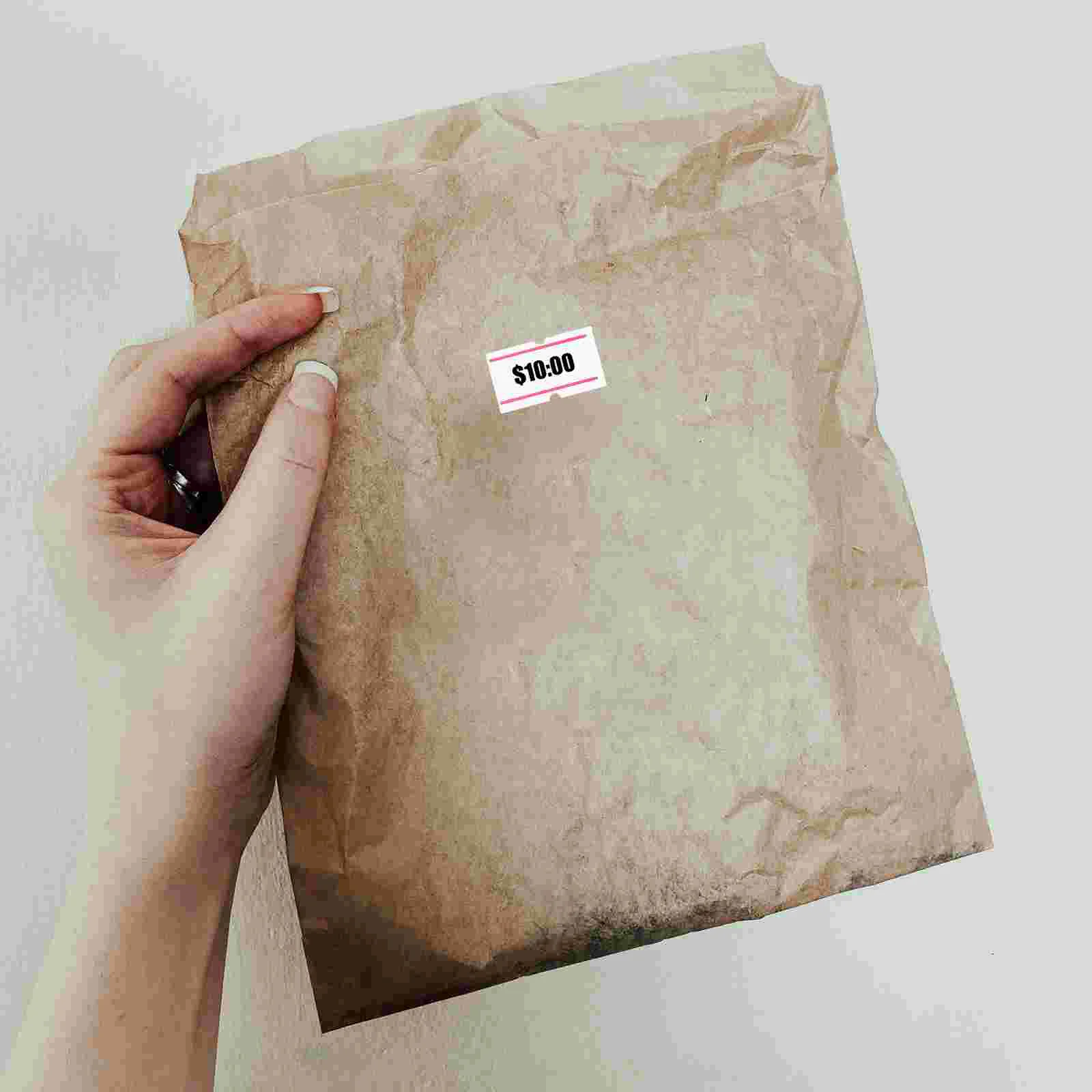 30 Rolls Label Sticker White Price Machine Tag Paper Labels Stickers Number Self Adhesive Marker