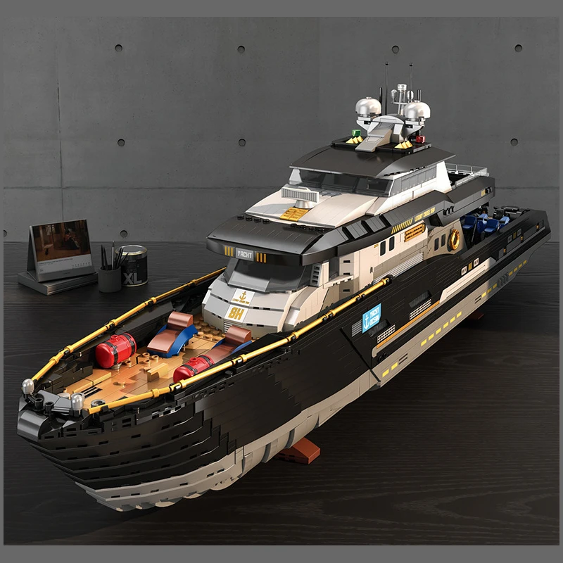 

4421 шт. 66103 Роскошная модель яхты, модель корабля, орнамент MOC Technic ABS, строительные блоки, радиоуправляемая модель, кирпичи, игрушка «сделай сам», подарок на праздник, день рождения