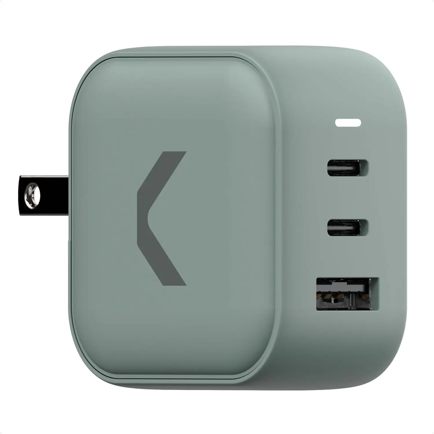 

Быстрое зарядное устройство GaN 65 Вт с PD 3.0 и PPS, двумя портами USB-C и USB-A для MacBook, iPhone, iPad, Galaxy