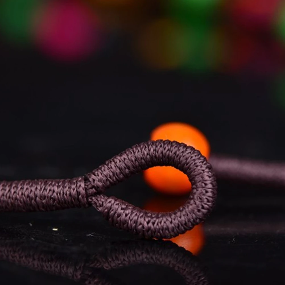 

Colorful Three-Tier Coconut Wood Necklace Vintage Inspired Layered Pendant for Women Unique Romantic Jewelry Gift for Mother