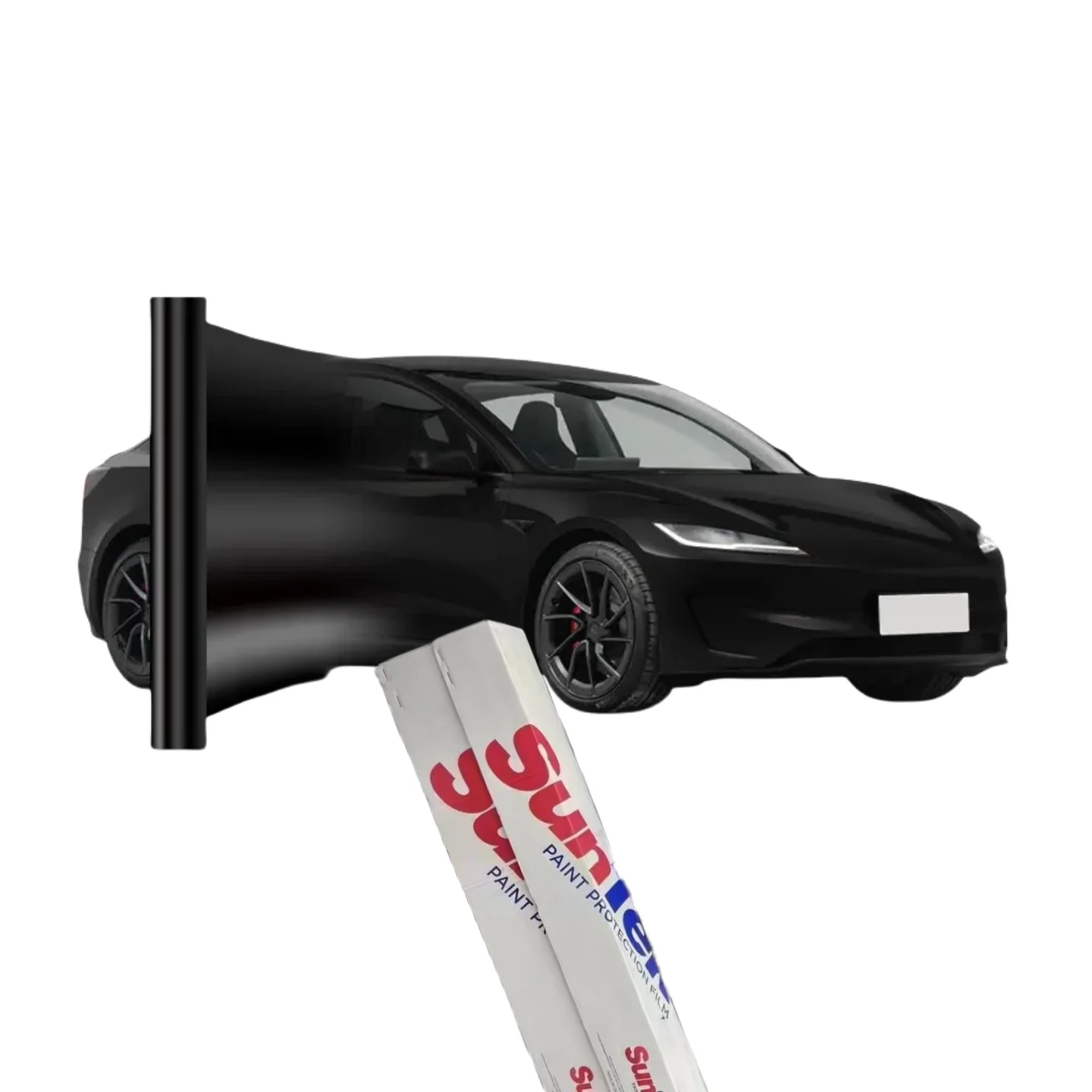 

Suntek Professional TPU PPF Paint Protection Film 7.5MIL Matte Black Flexible Tear Resistance 10 Year Warranty Universal Auto Fi