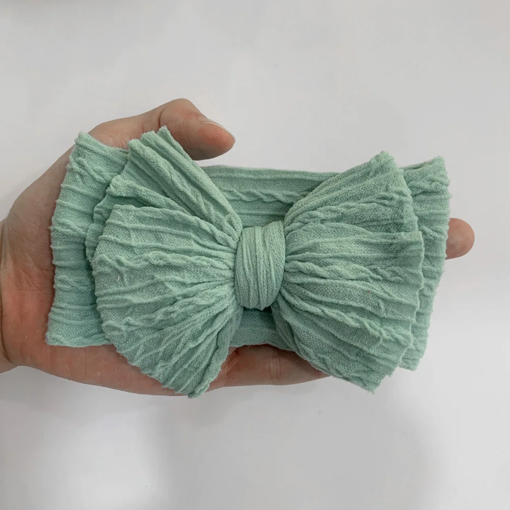 Bandeau de sauna doux pour nouveau-né, turban surdimensionné, grand nœud papillon, vêtements de sauna pour bébés filles, bandeau pour enfants,