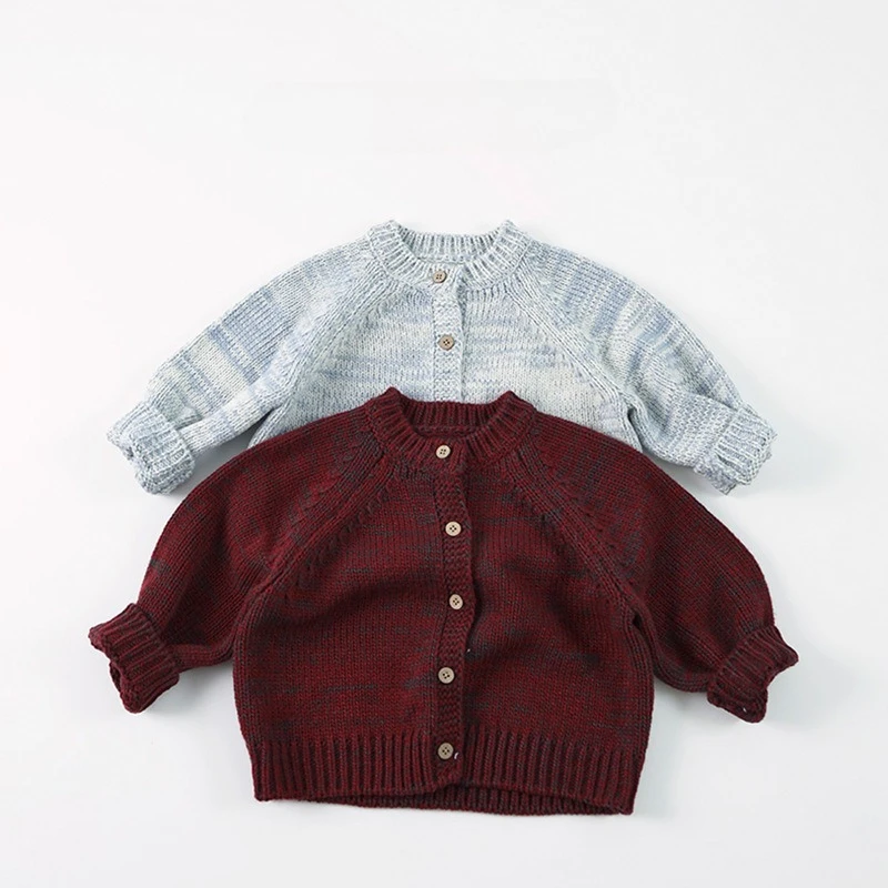 2025 Kids Fashion Autumn Long Sleeve Teenagers Sweaters For Boys Girls Knitted Cardigans Casual Children Tops