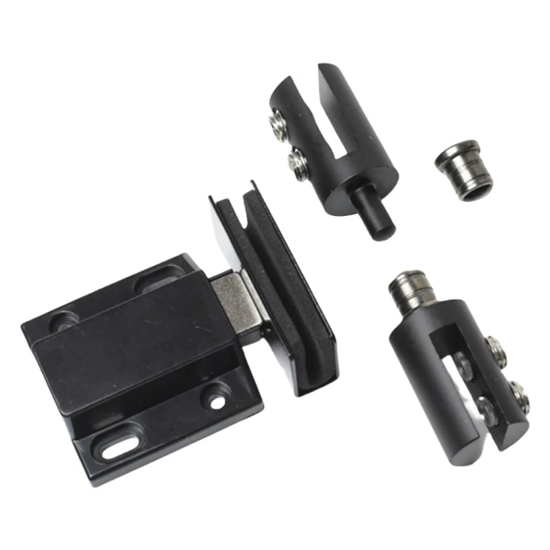 Adjustable Glass Door Pivots Set Home Hardware Precisions Glass Door Hinges set image 4