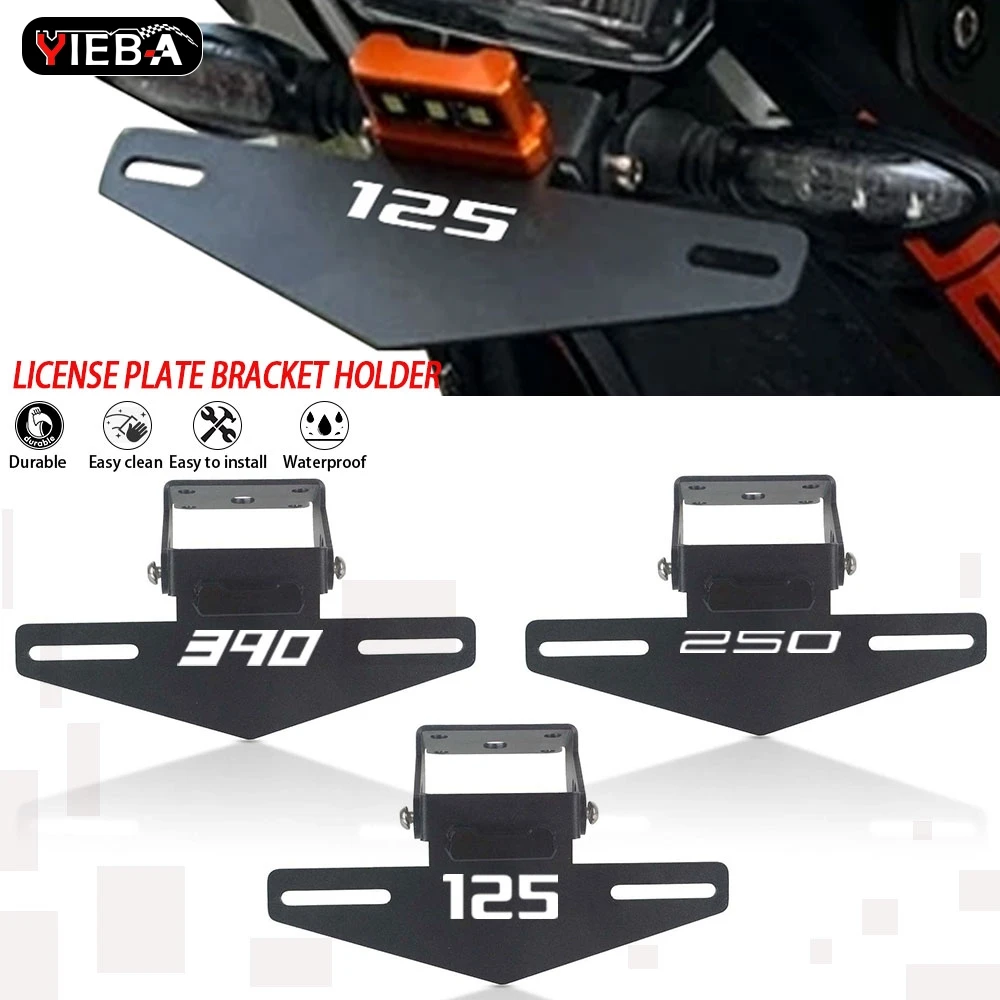 

For KTM DUKE 125 250 duke390 RC390 2017 2018 2019 2020 2021- 2024 2023 2022 Motorcycle License Plate Tail Frame Holder Bracket
