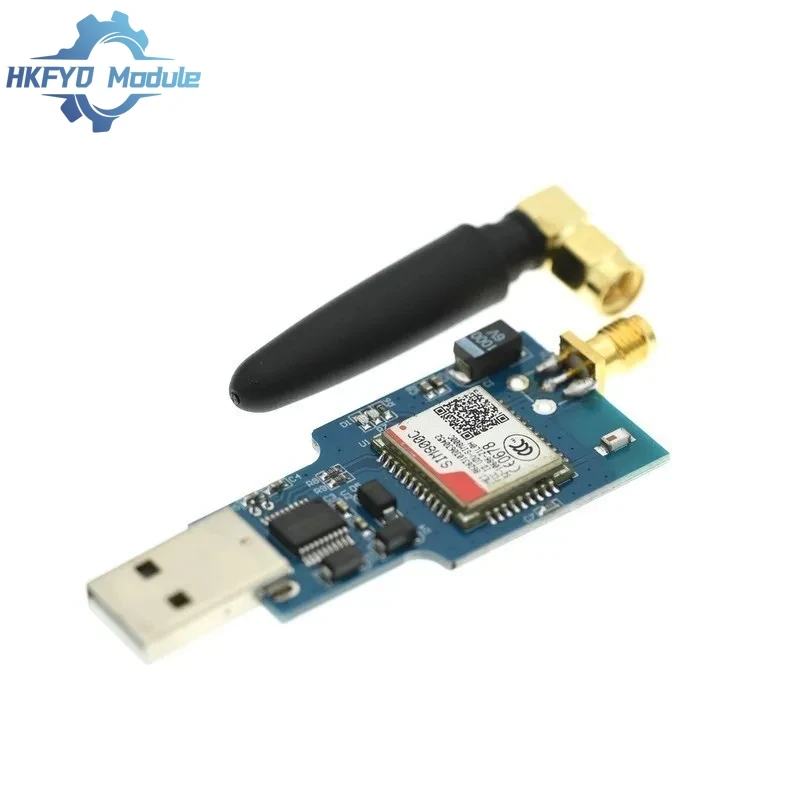 USB To GSM Module Quad-band GSM GPRS SIM800 SIM800C Module For Wireless Bluetooth SMS Messaging With Antenna