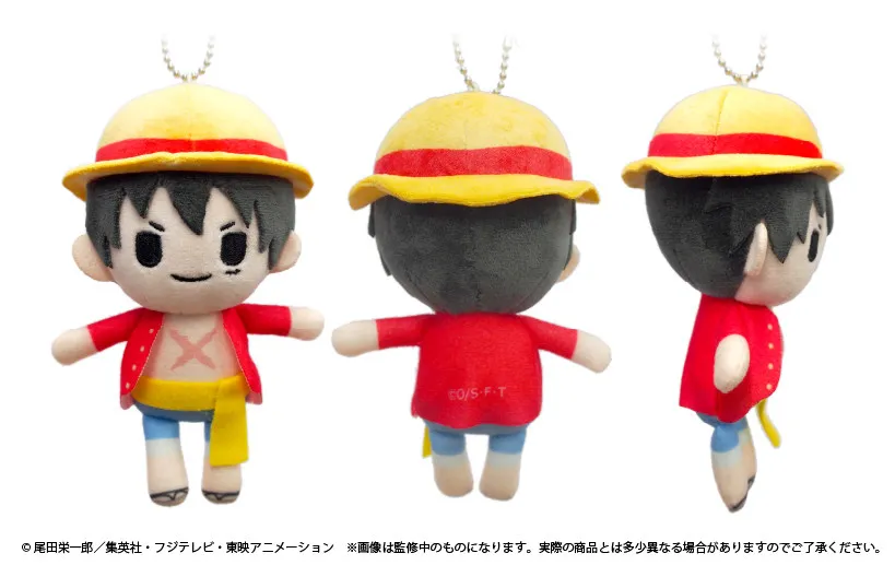Officiële Japanse anime sleutelhanger van One Piece, palmformaat pluche popje, Luffy, Zoro, Law, Ace, Sanji, Nami, Kid, Killer, tas hanger voor fans