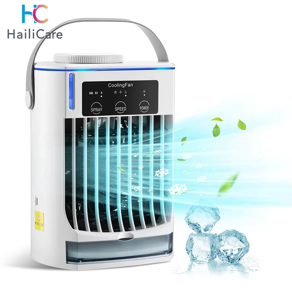 

Мини-портативный увлажнитель-вентилятор AIr, кондиционер, бытовой небольшой воздушный охладитель, гидроохлаждение, портативная регулировка для офиса и дома