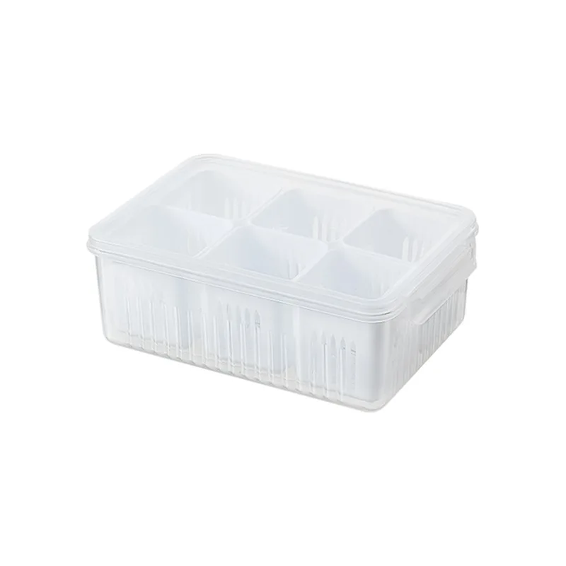 Scallion Storage Box Household Scallion Ginger Garlic Preservation Box Kitchen Refrigerator Food Preservation Storage Box