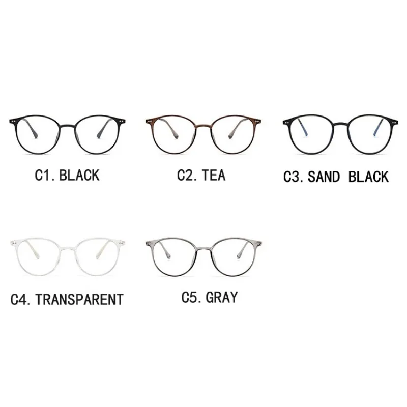 Samjune Vintage Round Anti Blue Light Computer Glasses for Men Women Eyewear Blocking Glasses Eyeglass view 5