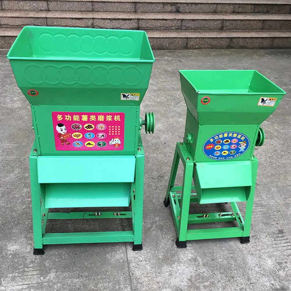 Electric Sweet Potato Grinder Cassava Taro Wet Milling Starch Pulping Refiner Extractor Separator Feed Crusher Without Motor