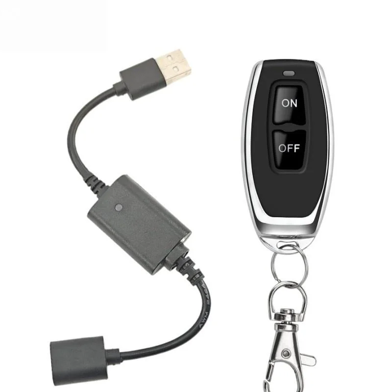 

Обновите систему управления освещением с помощью беспроводного радиочастотного пульта USB, 5 В постоянного тока, с функцией включения/выключения, подходит для светодиодных лент, вентиляторов, ламп.