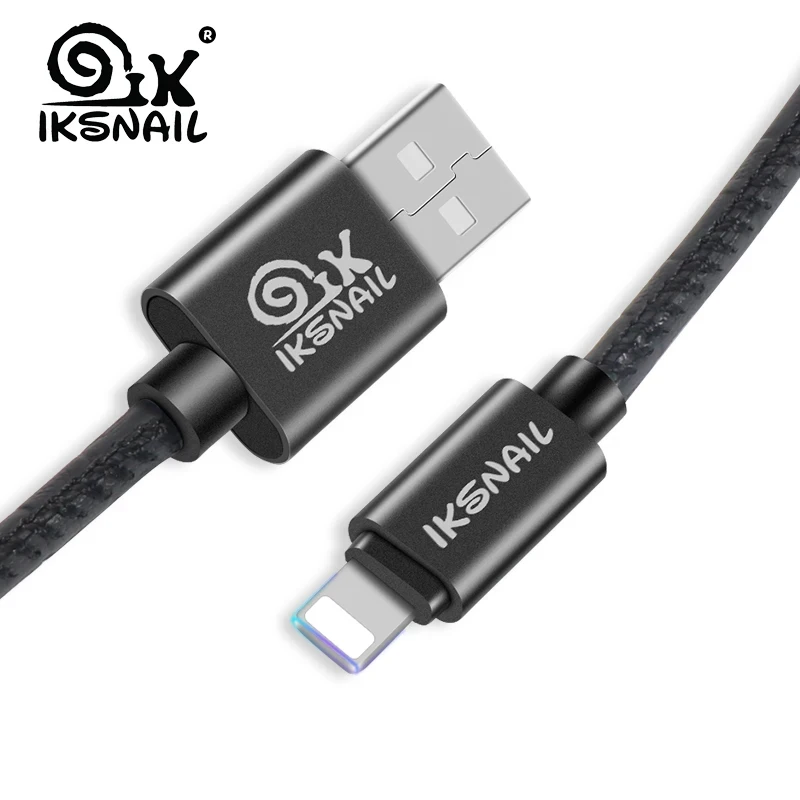 

IKSNAIL USB Cable For iPhone 14 13 12 11 Pro Max Mini 6 7 8 Plus XS X XR SE iPad 20W Phone Data Sync Fast Charging Wire Cord