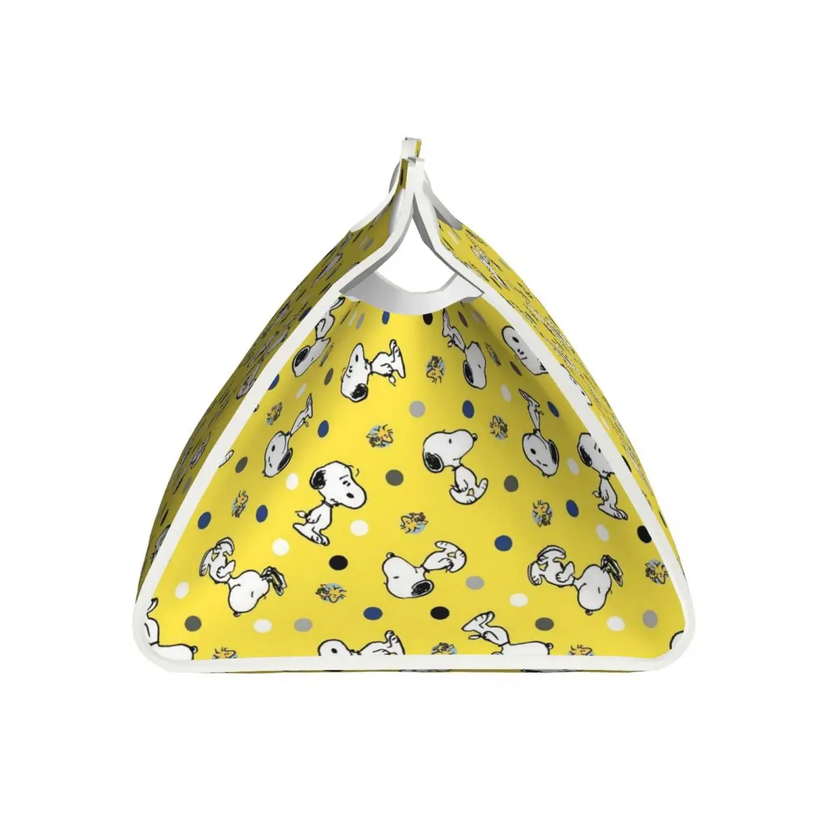 Custom S-Snoopys Anime Pattern Tissue Box Cover Rectangular PU Leather Facial Tissue Box Holder for Bathroom Car