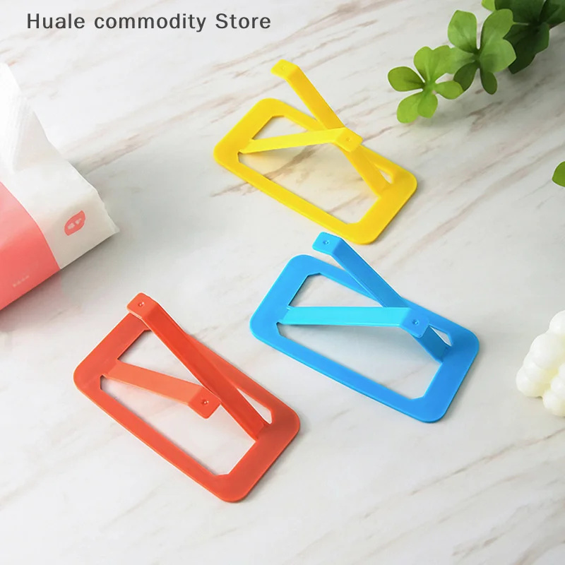 Automatic Tissue Box Spring Support Tissue Spring Bracket Spring Holder For Kitchen Office Room Car (Random Color)