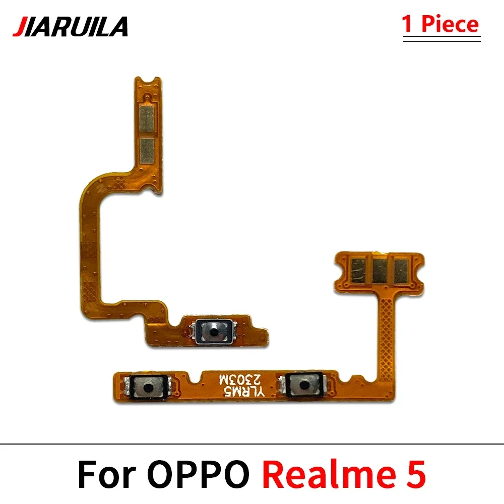 For Oppo A96 5G Realme 3 5 6 7 8I 9 10 Pro C2 A1k C3 C31 C35 Power On Off Volume Side Button Key Flex Cable