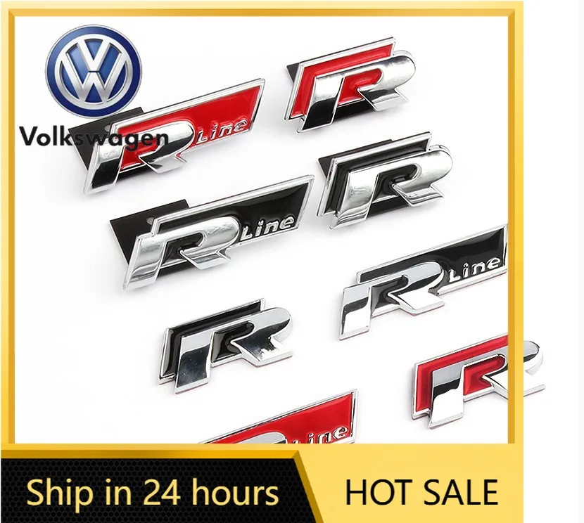 

Новая 3D металлическая наклейка-эмблема для кузова Volkswagen Golf R, R-Line, Tiguan, Touareg, Polo, GTI, CC, Passat, R36, Scirocco (2026)