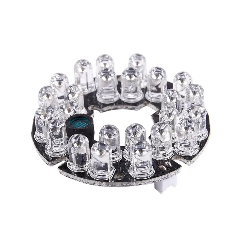 【MUST-HAVE】4X CCTV Camera 10Mil 90 Degree Red 5Mm 24 LED Bulb IR Infrared Lamp Board