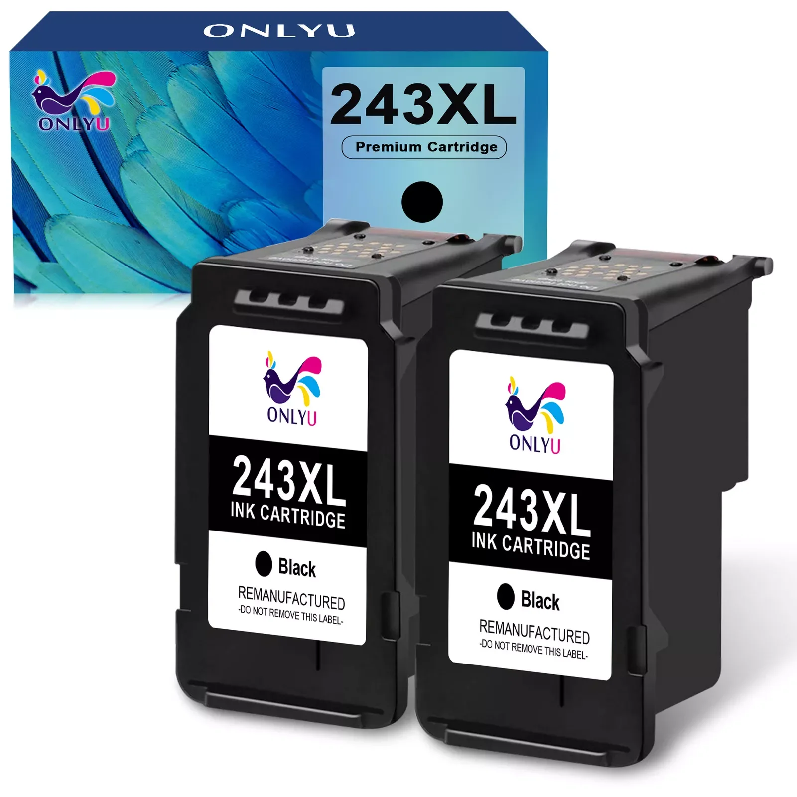 

2x PG-243XL Ink Cartridge Replacement for Canon MG2525 MG2555 MG2550 MG2920