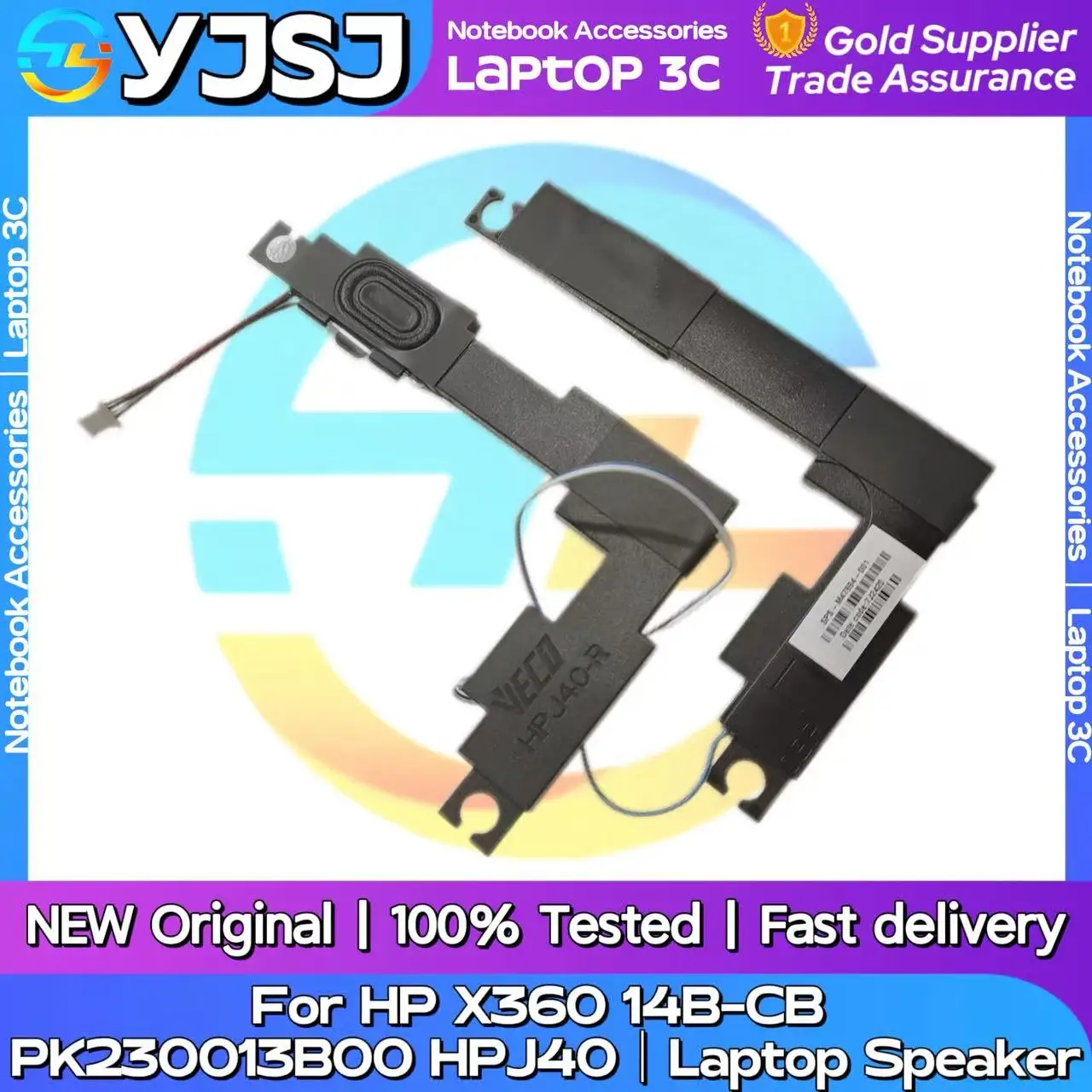 جديد الأصلي محمول دفتر مكبر صوت ل HP X360 14B-CB المدمج في مكبر الصوت القرن الصوت PK230013B00 HPJ40