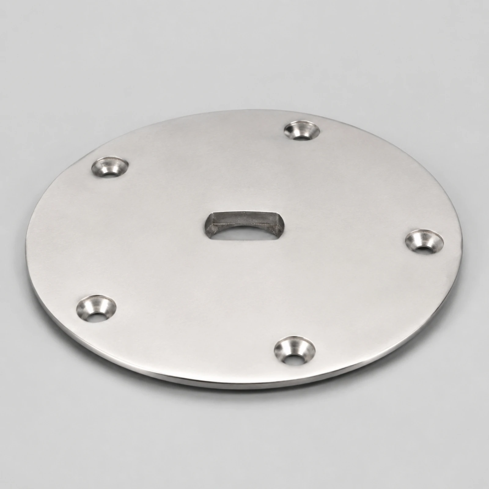 Boat Deck Plate Polished Marine Access Plate Long-Lasting Low Maintenance for Yacht Fittings, RV Projects