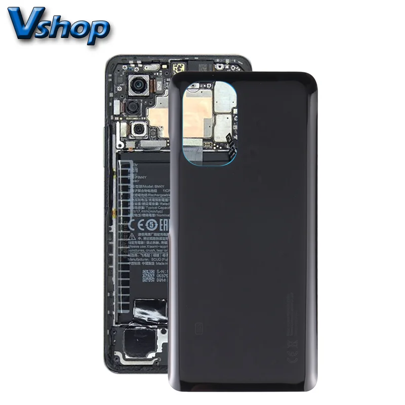 For Xiaomi Poco F3 Glass Battery Back Cover Mobile Phone Replacement part