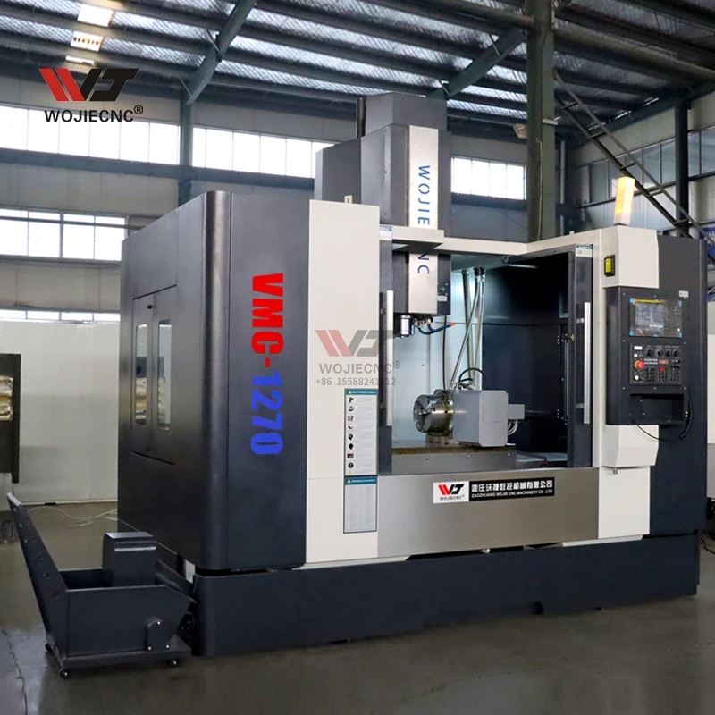Cnc Vertical Machining Center VMC1270  System Volis Spindle Optional Royal Spindle VMC Milling Machine for Sale