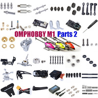 OMPHOBBY M1 RC Helicopter spare parts  flight control steering gear ball head bearing carbon fiber board fixing seat screw