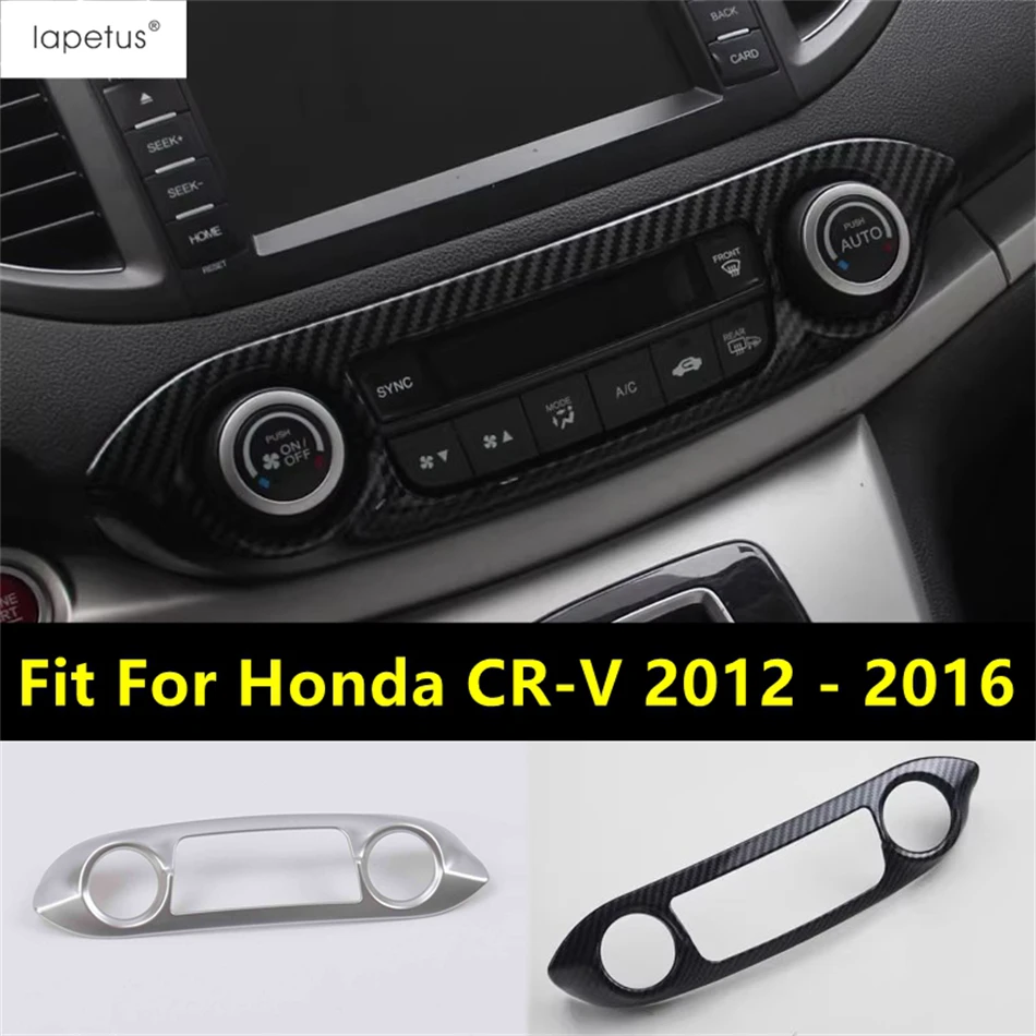 

Center Control Air AC Conditioning Switch Panel Cover Trim For Honda CRV CR-V 2012 2013 2014 2015 2016 Carbon Fiber Accessories