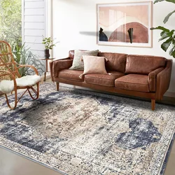 Nordic Morocco Home Living Room Carpet Soft Sofa Plush Area Rug Retro Ethnic Bedroom Carpet American Style Persian Carpet