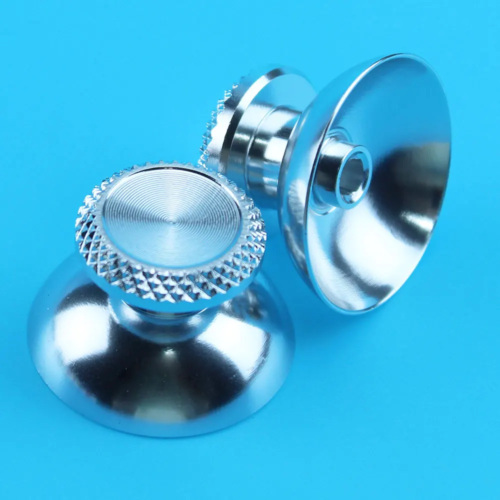 ChengHaoRan 1 pair 3D Metal Joystick Grip Cap Analog Thumb Stick Cover For PS5   Gamepad Controller Thumbstick repair