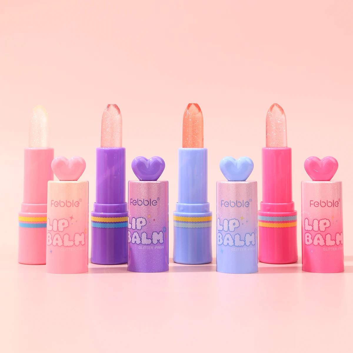 FEBBLE lip balm is a natural moisturizing lip gloss with multiple functions of nourishing the lips, creating hydrated and chubby