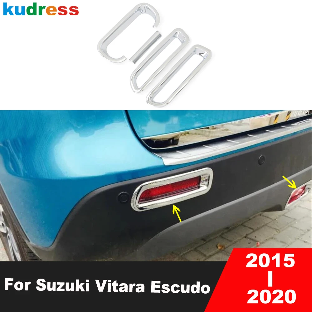 

Для Suzuki Vitara Escudo 2015-2017 2018 2019 2020 автомобильные задние противотуманные фары, крышка заднего стоп-сигнала, рамка, накладки, аксессуары