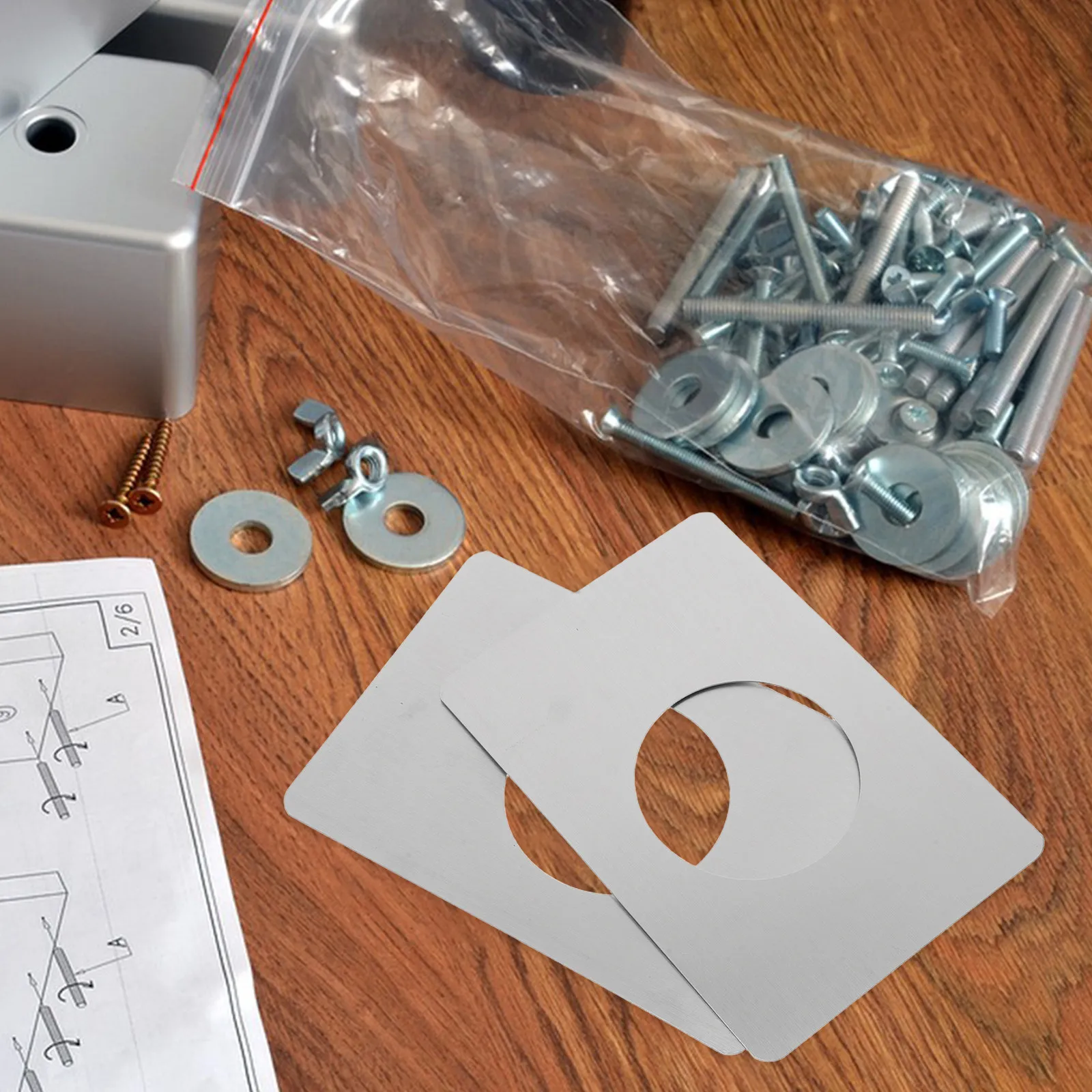 2개 스테인리스 스틸 볼 모양 도어 잠금장치 수리 플레 - Door Reinforcer Kit 리뷰 및 가격