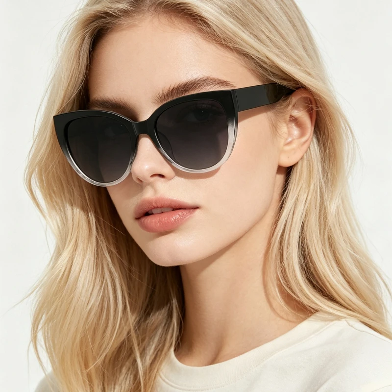 Kacamata Hitam Miopia Cat Eye  - Street Fashion Definition ulasan dan harga