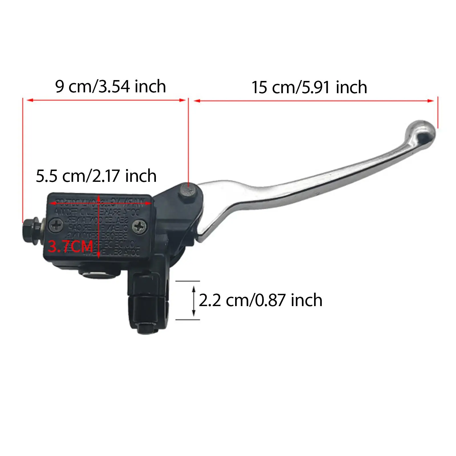 دراجة نارية الفرامل مضخة أسطوانة رئيسية الألومنيوم عالية الأداء مخلب رافعة #6