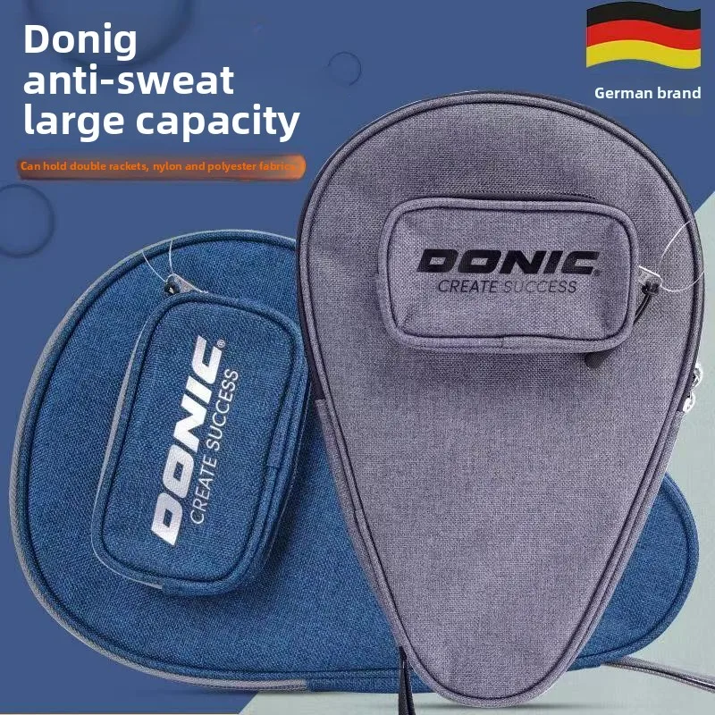 

DONIC table tennis racket cover portable racket bag sports bag large capacity gourd shaped multifunctional racket cover 66201