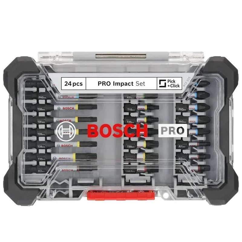 BOSCH 2608521U75 PRO Impact Screw Bit Set 24-piece Accessories Screwdriver Bits With Magnetic Suction Rod