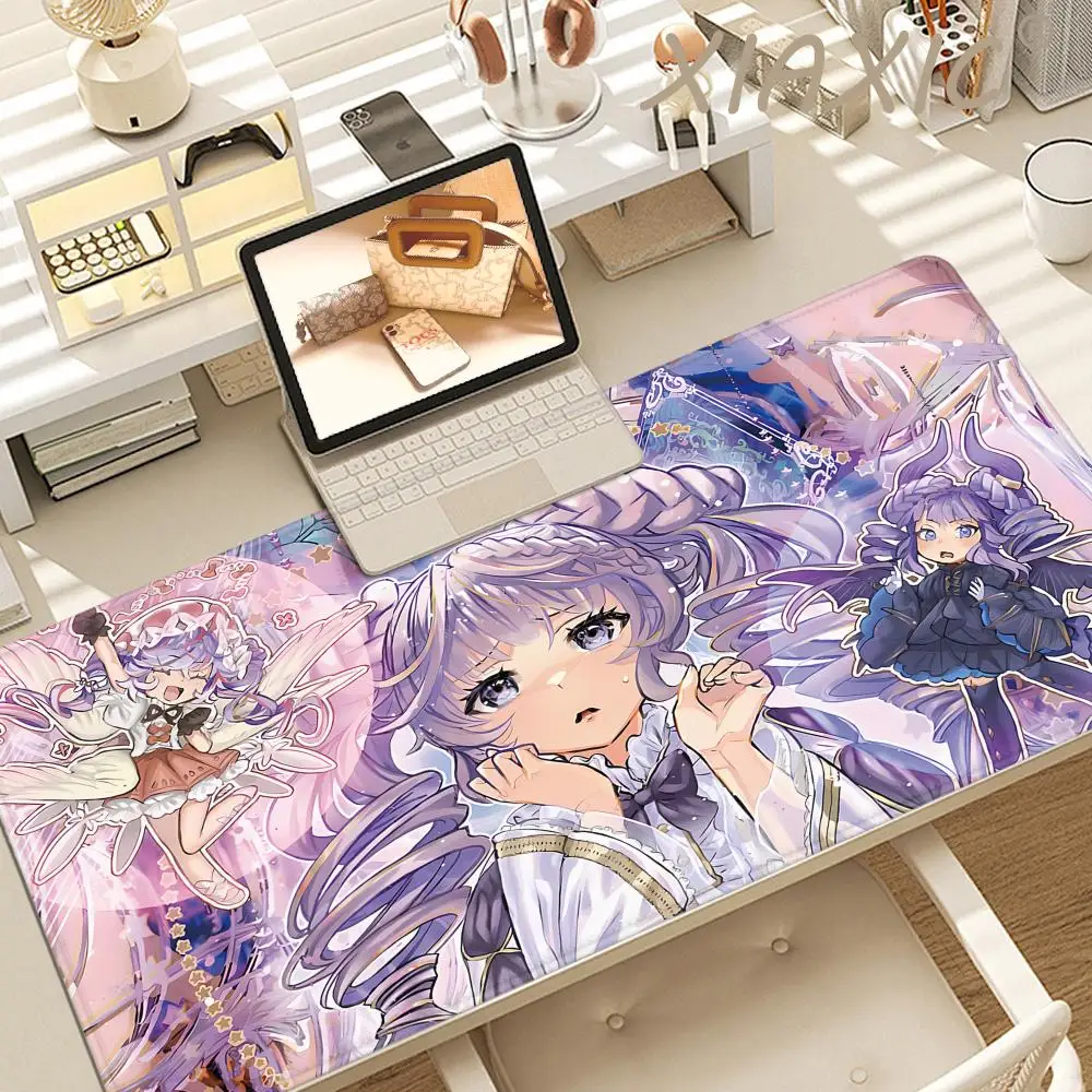 YuGiOh Girl Table Playmat Vaalmonica TCG CCG Mat Trading Card Game Mat Mouse Pad Gaming Play Mat 60x35cm Mousepad Free Bag