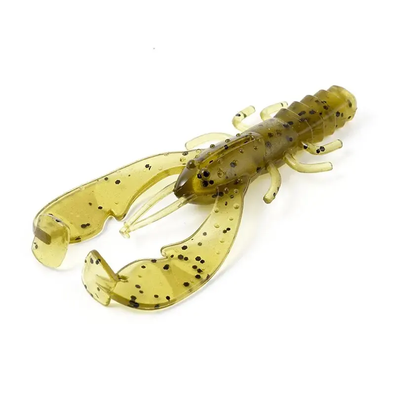 SUNMILE 6 Stück Angelköder Krebse Garnelen 7,5 cm/3,5 g Weiche Köder Kreatur Köder Iscas Künstlicher Köder Bass Barsch Angelköder