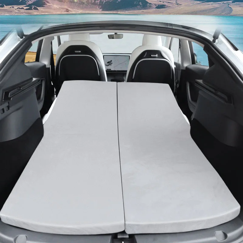 Camping Mattress For Tesla Model Y/3 Portable Foldable Memory Foam Travel Sleeping Mattress Storage Bag Accessories