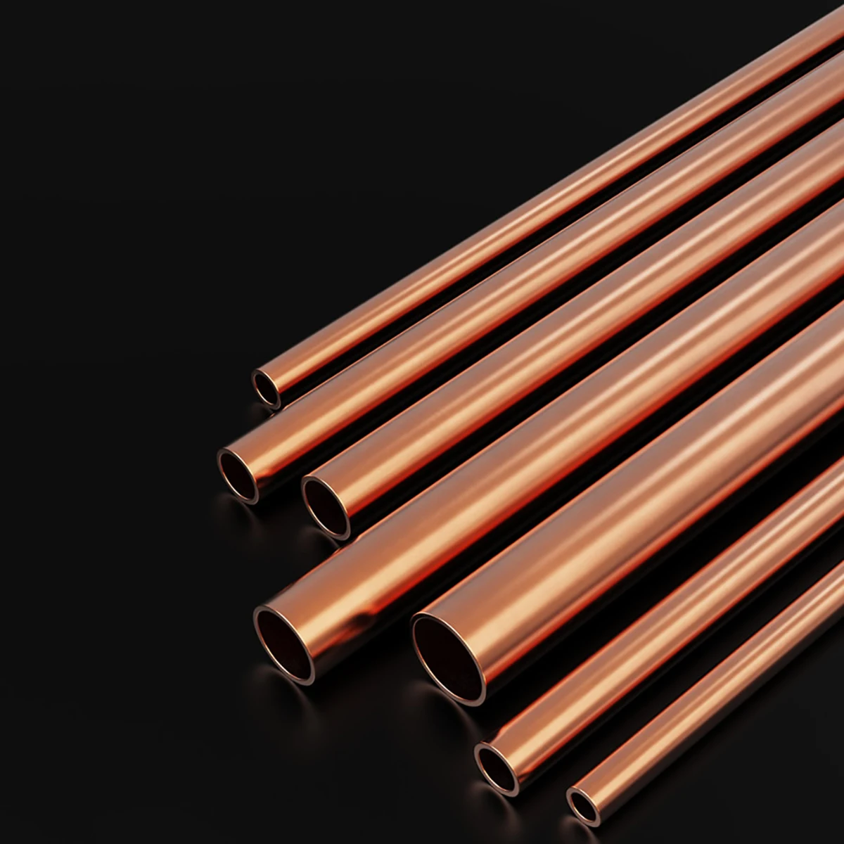 Hard Copper Tube Straight Pipe OD 21 22 23 24 25 26 27 28 29 30mm 99.9%Pure Coppers Tubes Hollow Length 500mm