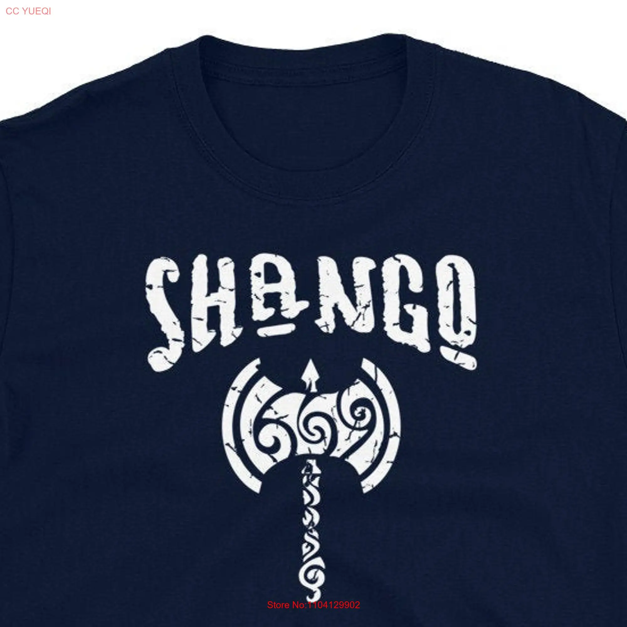 Shango T shirt Xango Orishas Chango Yoruba Santeria  long or short sleeves