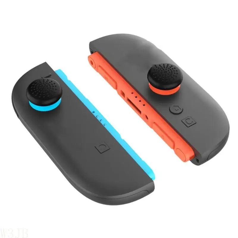 W3JB Austauschbare Silikonkappen, rutschfeste Joystick-Griffe, bequem für Switch2 – Detail 4