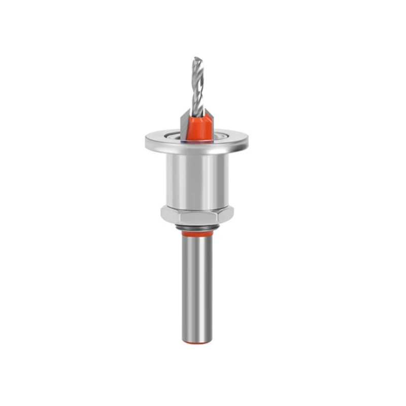 원추형 드릴 비트 리미터 드릴링 비트 구멍 작업 목공 드릴 비트 8mm 라운드 생크 2.8-4mm 직경 Dropship