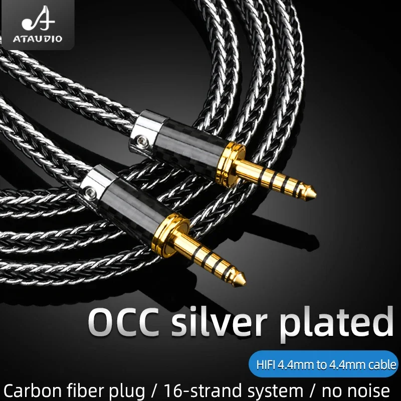 Аудиокабель ATAUDIO HIFI от 4,4 до 4,4 мм HiFi OCC посеребренный кабель HiFi усилителя с разъемом 4,4 мм «папа-папа»