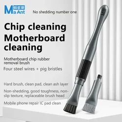 MaAnt Motherboard Chip Rubber Removal Brush No Shedding Number 1 Antistatic IC Pad Cleaning Double Head Remove Glue Brush